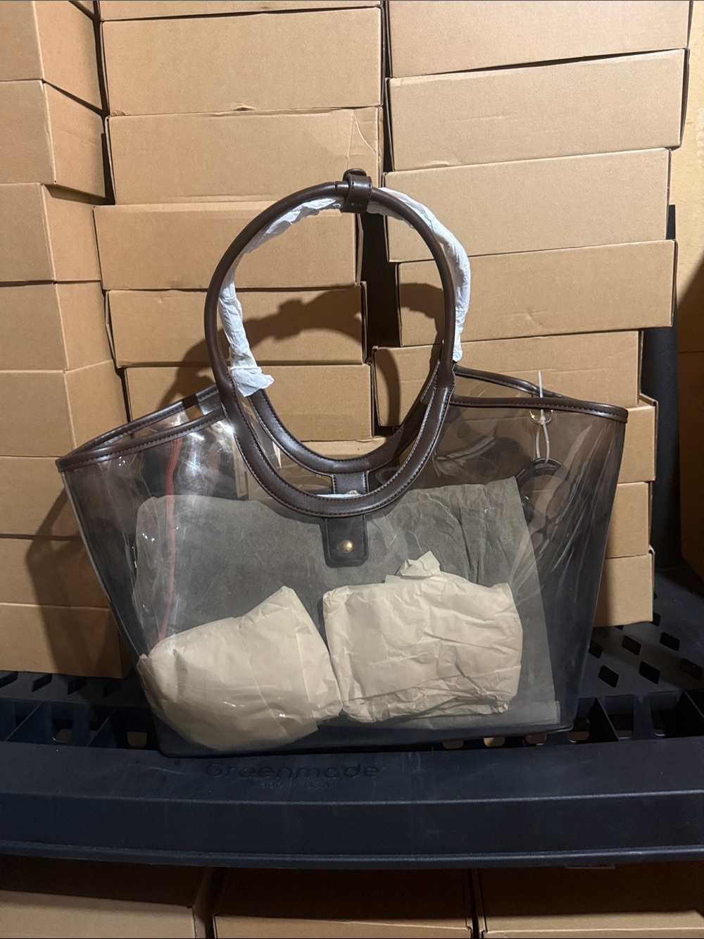 NWT Dolce Vita Giselle Smoke Jelly Tote